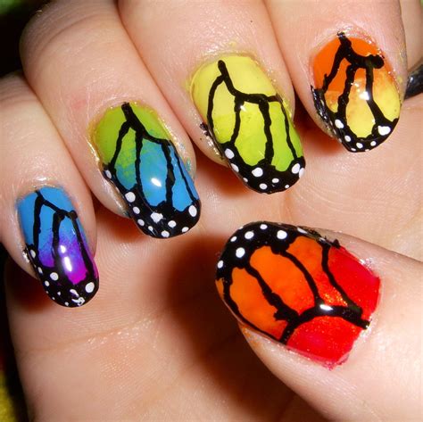 Cute Nail Art Butterfly Fashionate Trends