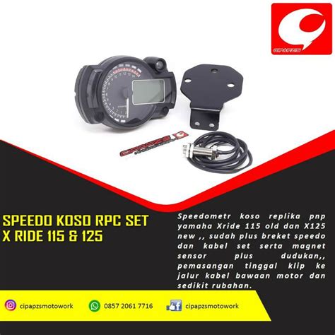 Jual Speedometer CUSTOM PNP XRIDE 115 X RIDE 125 Shopee Indonesia