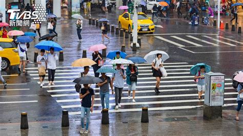 下班雨彈轟炸！5縣市豪、大雨特報 北北基全涵蓋│天氣│下雨│氣象局│tvbs新聞網