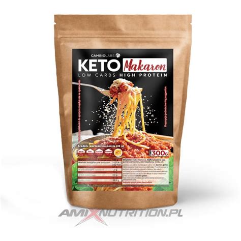 Keto MAKARON niskowęglowodanowy 300g Cambio N4B Kolagen Colway