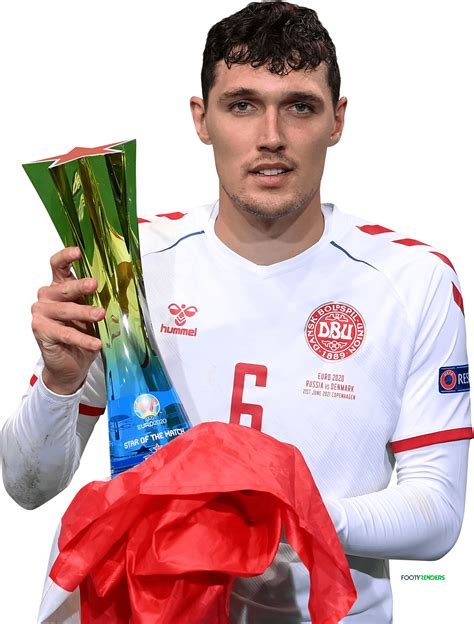 Andreas Christensen Denmark football render - FootyRenders