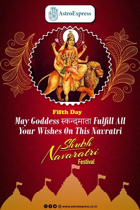 5th Day Of Navratri 2022 Skandamata Celebration Navratri