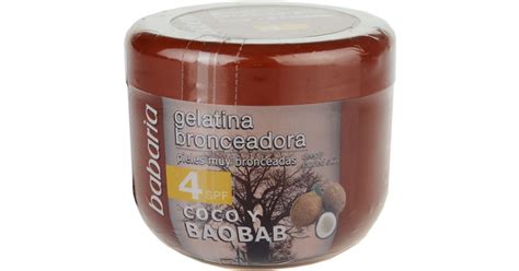 Babaria Sun Bronceadora Gel Con Color Con Coco SPF 4 Notino Es