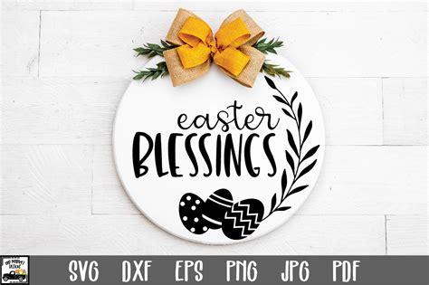 Easter Blessings Svg File Graphic By Oldmarketdesigns · Creative Fabrica