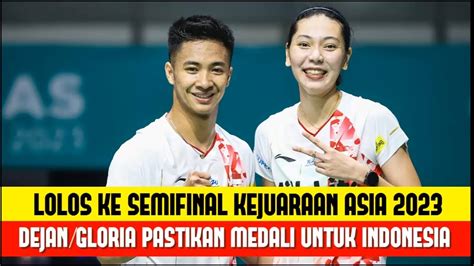 Dejan Gloria Persembahkan Medali Di Kejuaraan Asia 2023 Youtube