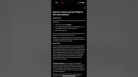 How To Cancel Starlink Service In Mobile App Youtube