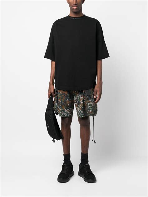 Dsquared Camouflage Print Cargo Shorts Green Farfetch