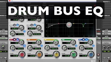 Drum Bus Eq Mixing R B Pro Tools Youtube