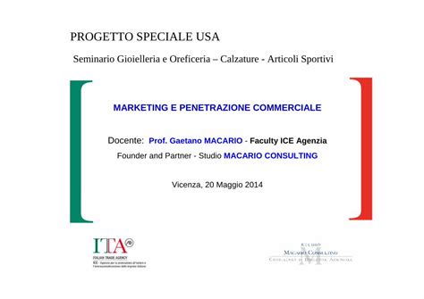 PDF PROGETTO SPECIALE USA AIVI Web TVwebtv Confindustria Vicenza It