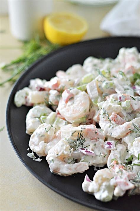 Keto Creamy Shrimp Salad 2 Net Carbs Per Serving