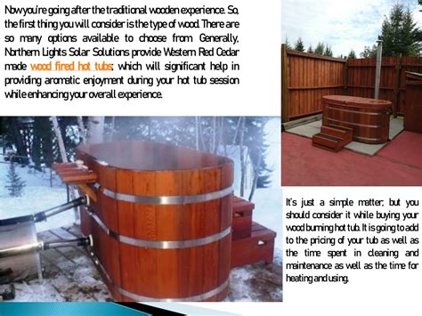 Ppt Installing Wood Fired Hot Tubs Northern Lights Cedar Tubs