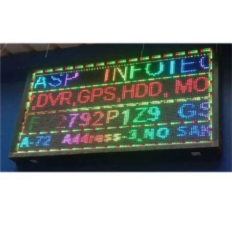 Watt Aluminium Led Sign Board Operating Temperature Degree C