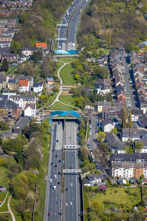 Gelsenkirchen Aus Der Vogelperspektive Autobahn Tunnelbauwerk Der BAB