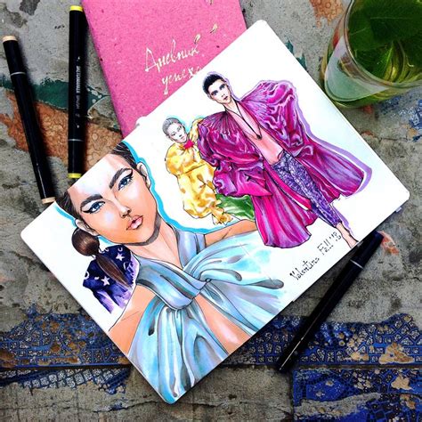 Instagram Olga Balai Fashion Illustrator Rumadelima