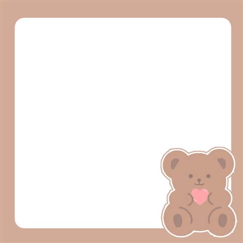 Cute Bear Memo Pad Printable Artofit