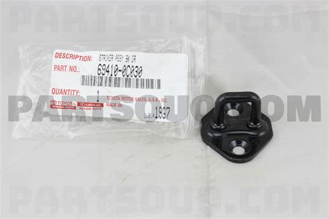 Plate Assy Back Door Lock Striker C Toyota Parts Partsouq