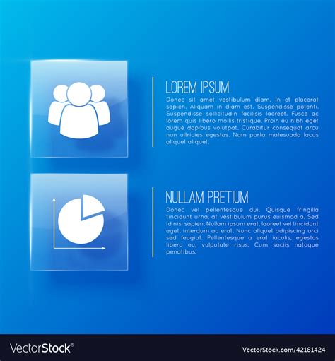 Blue business background Royalty Free Vector Image