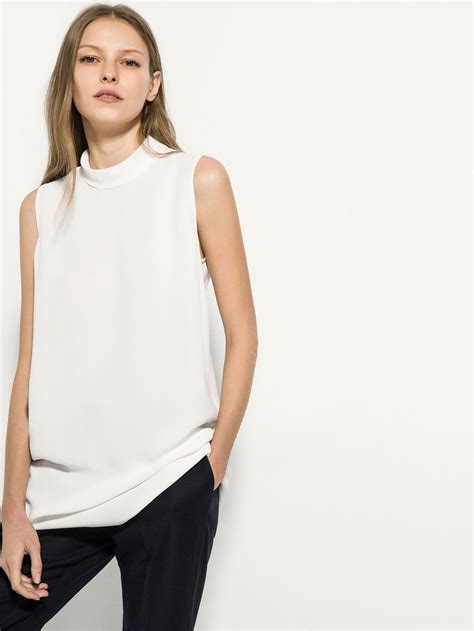 Ver Todo Camisas Y Blusas Mujer Massimo Dutti Tops Suiting Women