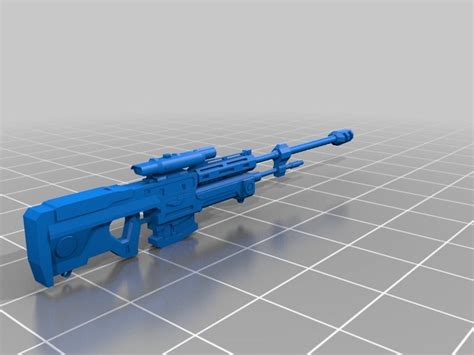 Halo Reach Sniper Rifle by Jace1969 | Download free STL model ...