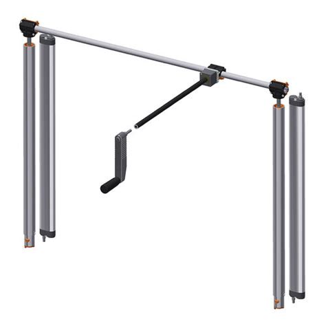 Hand Crank Lift System 3053 Ket Twist 660 Ketterer Table Top