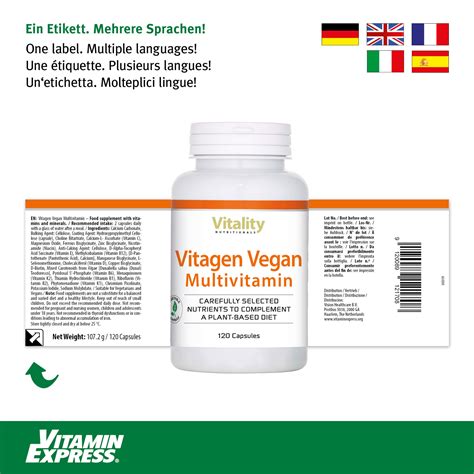 Vitagen Vegan Multivitamin Capsules VitaminExpress Shop