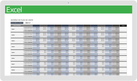 Mod Les Gratuits De Plans De Ventes Smartsheet