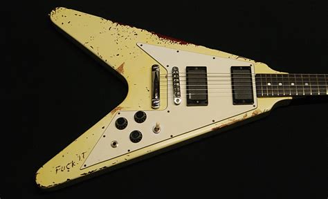 L E N N Y Metallica James Hetfield Greco Electra 2236 Flying V Replica