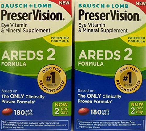 Preservision Areds 2 Eye Vitamin And Mineral Supplement With Lutein And Zeaxanthin Soft Gels