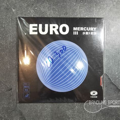 Jual Yinhe Mercury Euro Iii Rubber Karet Bet Pingpong Karet Bat Tenis