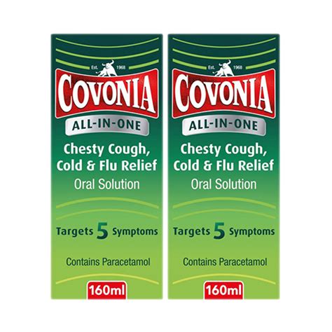 COVONIA COLD FLU FORMULA SYRUP 160ML