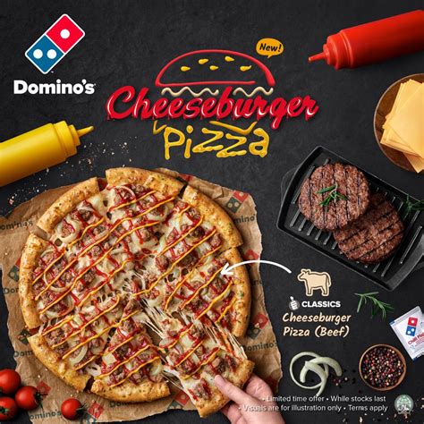 If You Love Cheeseburgers You Need To Try Dominos Pizzas New