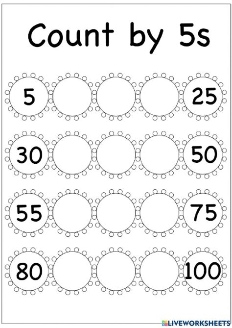 Skip Counting By S To Worksheets Countingworksheets