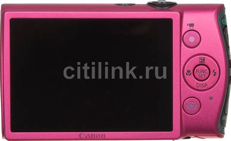 Характеристики Цифровой фотоаппарат Canon IXUS 230 HS, розовый (643570 ...