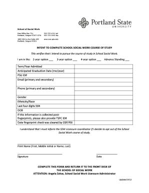 Fillable Online Pdx Updated Intent To Enroll Form Docx Pdx Fax