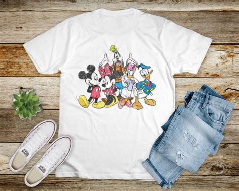 Mickey Mouse And Friends Shirt Disney And Pixars T Shirts Etsy