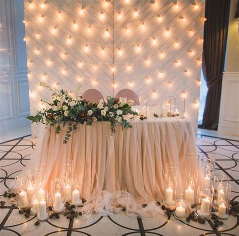 27 Coolest Sweetheart Table Backdrops To Try Weddingomania