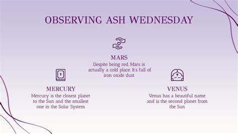 Ash Wednesday Presentation