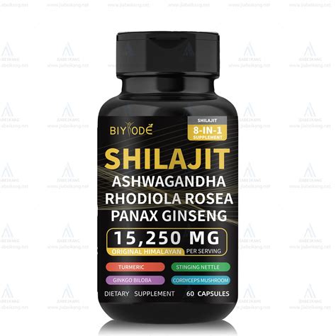 Best Quality Natural Pure Shilajit Himalayan 50 Fulvic Acid 500mg 60