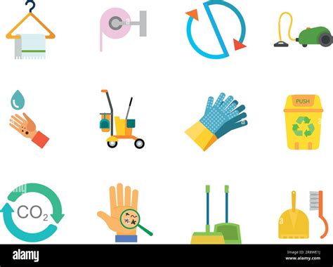 Cleaning Icon Set Stock Vector Image Art Alamy