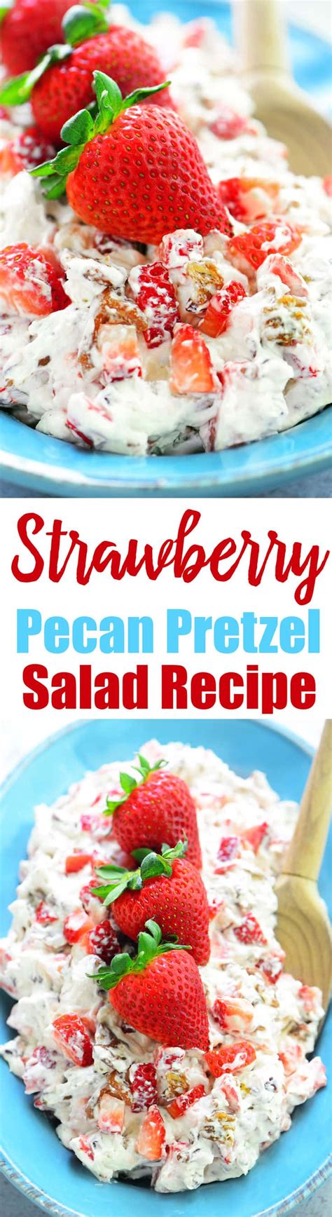 Strawberry Pecan Pretzel Salad The Gunny Sack