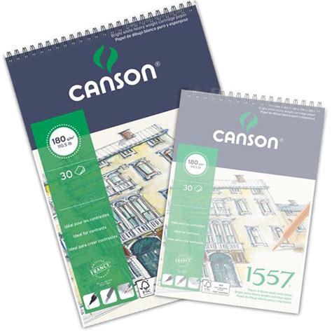 OFFERTA Blocco Carta Canson 1557 Blocco Canson 1557 Disegno Spiralato