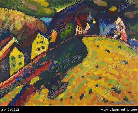 Wassily Kandinsky Houses At Murnau Vasily Kandinsky French Born