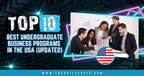 Top 10 Best Undergraduate Business Programs in the USA (Updated)