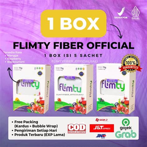 Jual Flimty Fiber Travel Pack Sachet Cobain Dulu Shopee Indonesia