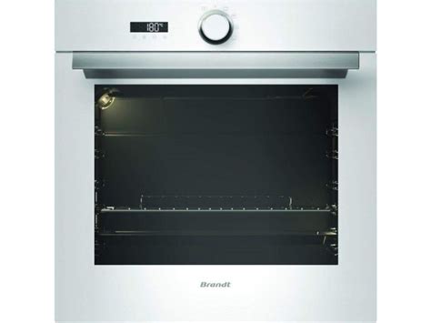 Brandt Four Pyrolyse Encastrable Blanc 73l Blanc Convection Naturelle