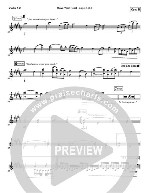 Move Your Heart Violin Sheet Music Pdf Maverick City Music Upperroom