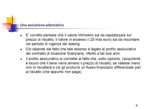 Il Costo Di Acquisizione Del Contratto Di Leasing Uno Commento Alla