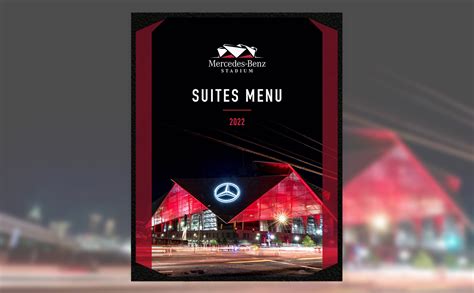 Mercedes Benz Stadium Suites Menus For Levy Restaurants Trillion Creative