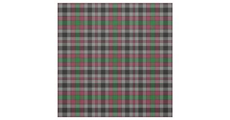 Borthwick Clan Tartan Fabric | Zazzle