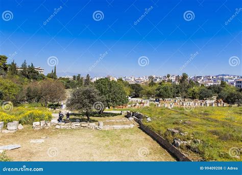 Ruins of Old Settlements in Kerameikos Museum Editorial Stock Photo ...